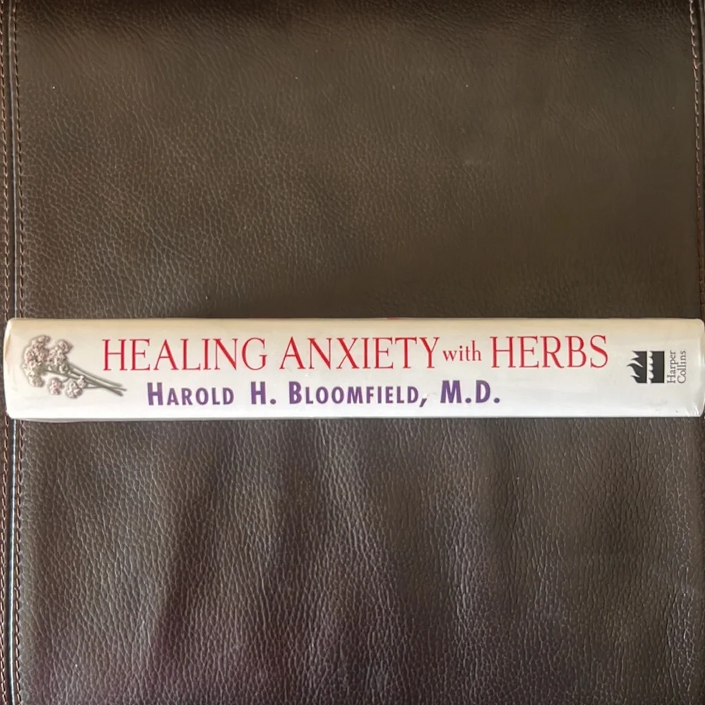 “Healing Anxiety with Herbs” Hardcover Book Self-Healing Program